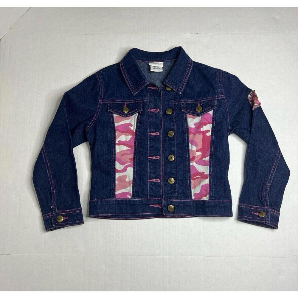 Double Scoop 7 Sparkle‎ Design Jean Jacket Size 7/8